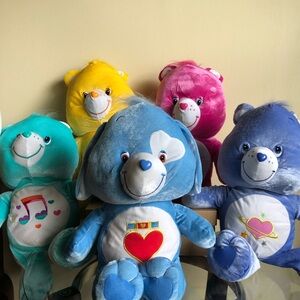 5 Care Bear Stuffed Animal Collection